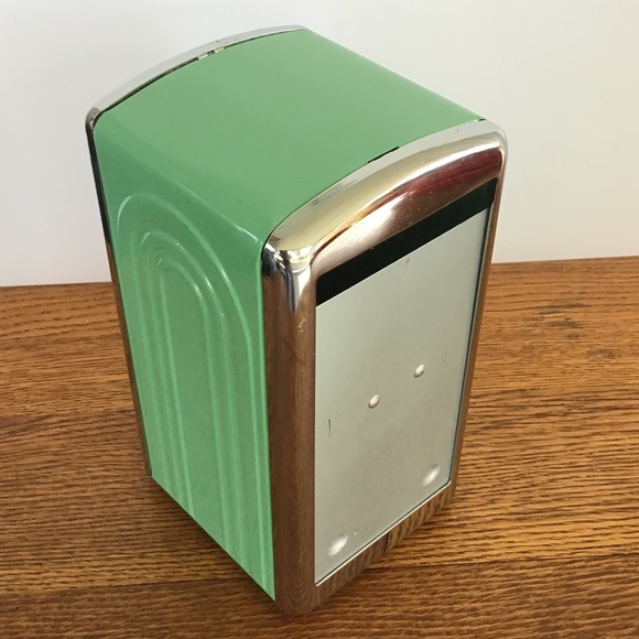 Vintage Fiesta Napkin Holder Jadeite Diner Green Fiestaware 1996 Homer Laughlin - Picture 4 of 16